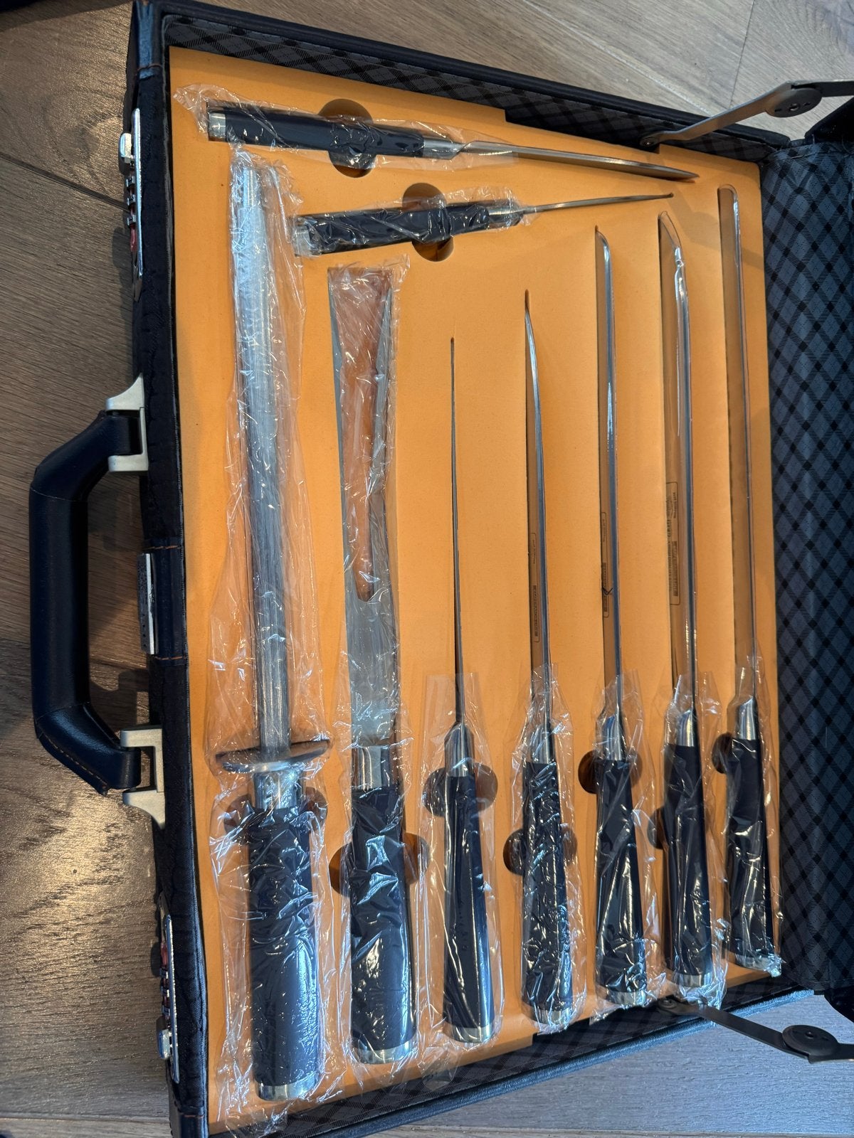 Blue Scorpion BSK Kitchenware Messenset in Koffer, Ophalen, Overige typen, Nieuw, Zwart