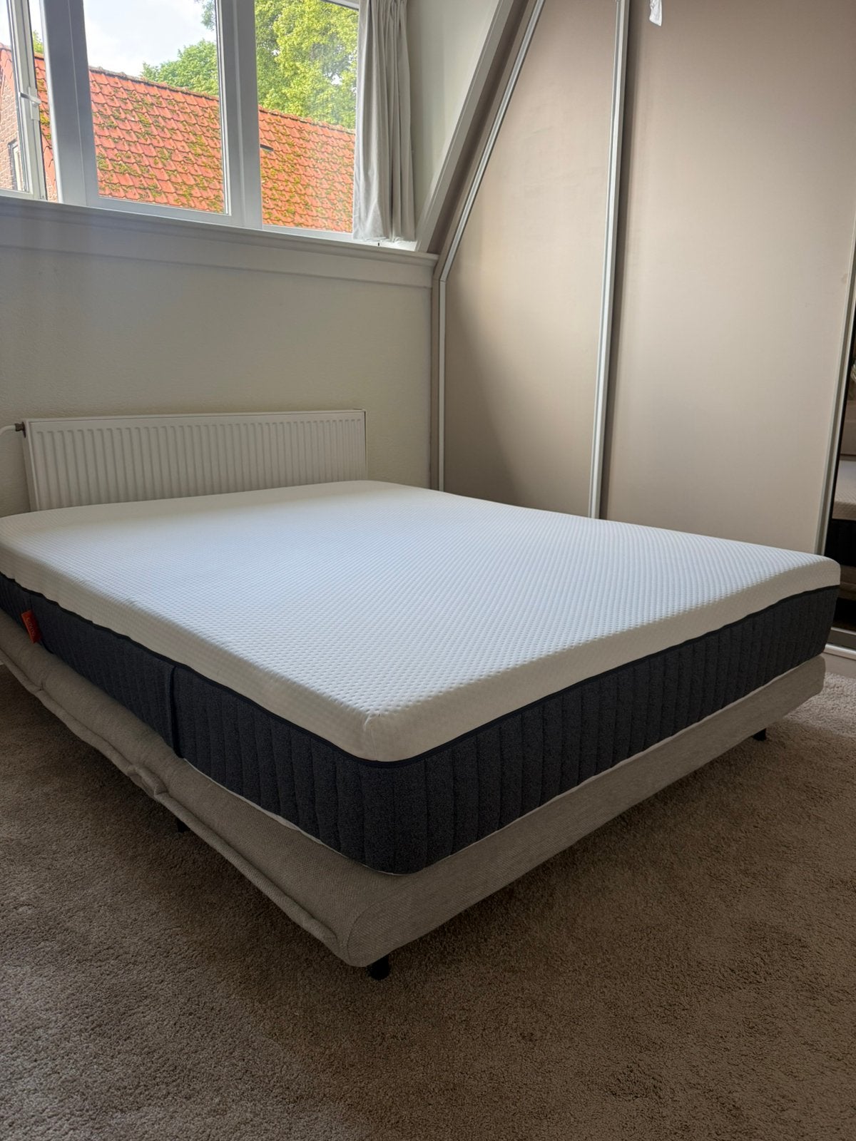 Emma hybrid Premium matras 160 zgan, Ophalen, Zo goed als nieuw, Tweepersoons, 160 cm