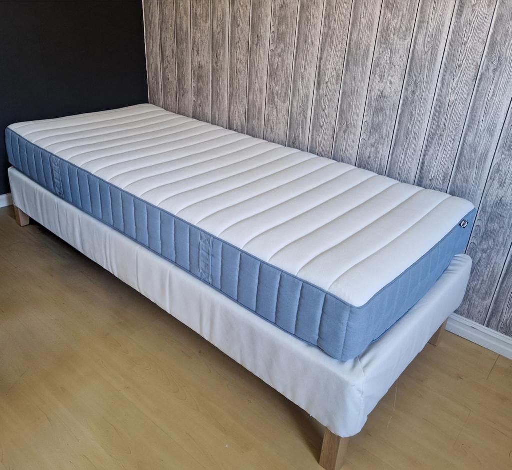 IKEA 1 persoons Espevär bedbodem (ZGAN), Ophalen, 90 cm, Eenpersoons, Wit
