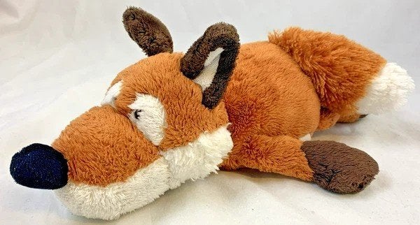 NICI Frederic Vos knuffel liggend pluche oranje bruin 35cm