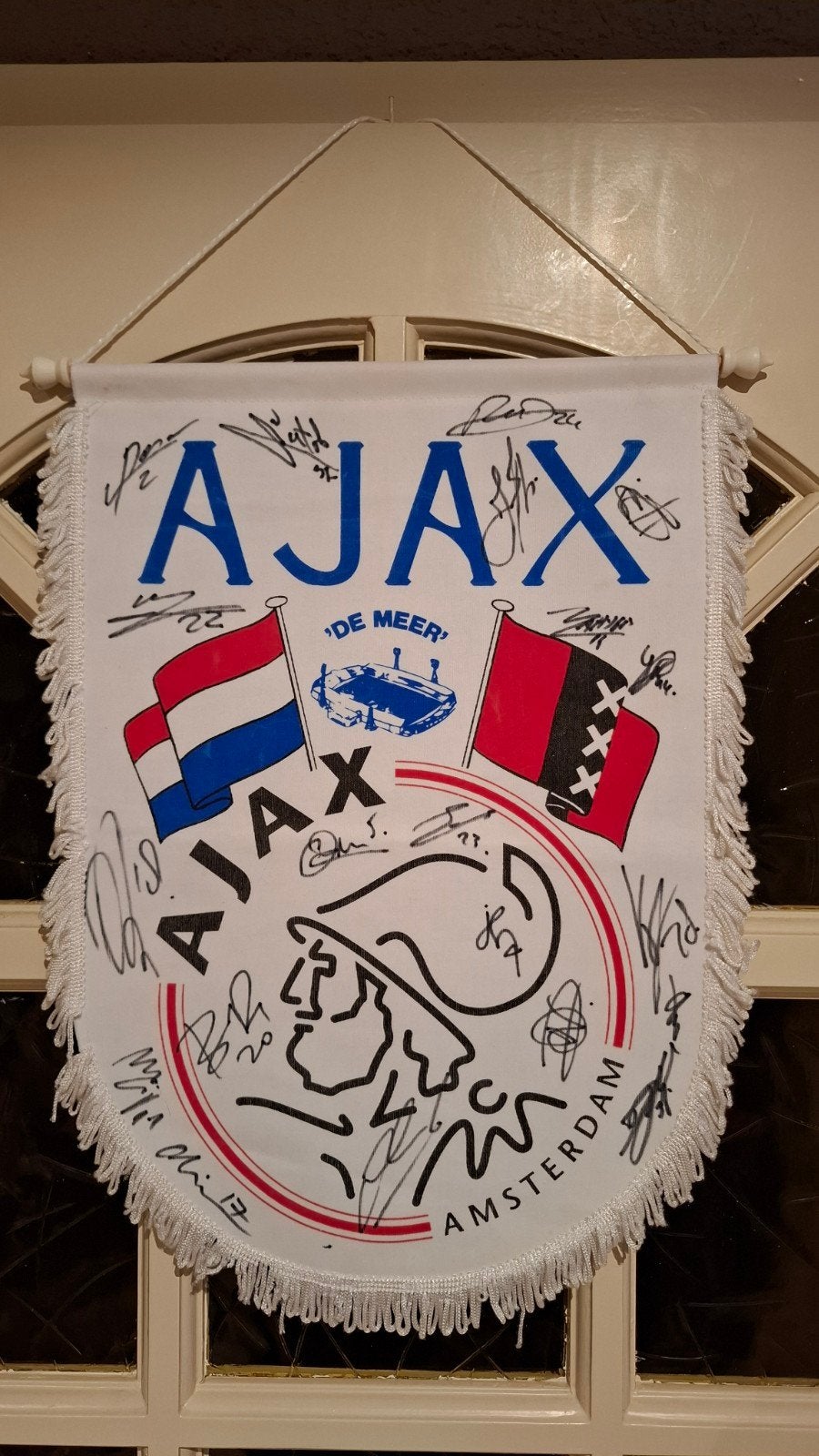 Ajax vaan met handtekeningen, Ophalen of Verzenden, Zo goed als nieuw, Ajax