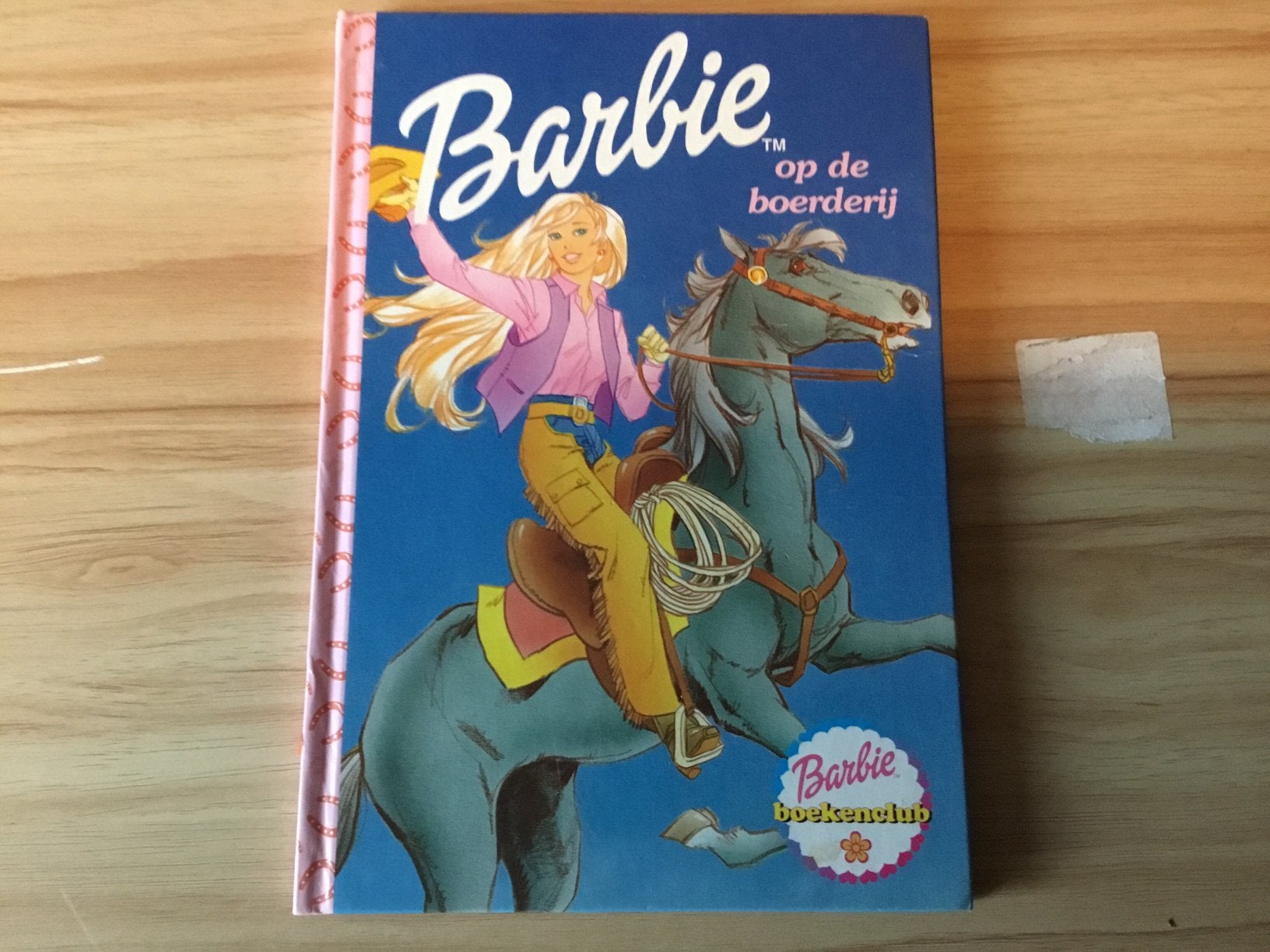 Boek barbie op de boerderij, Ophalen of Verzenden, Poppenhuis