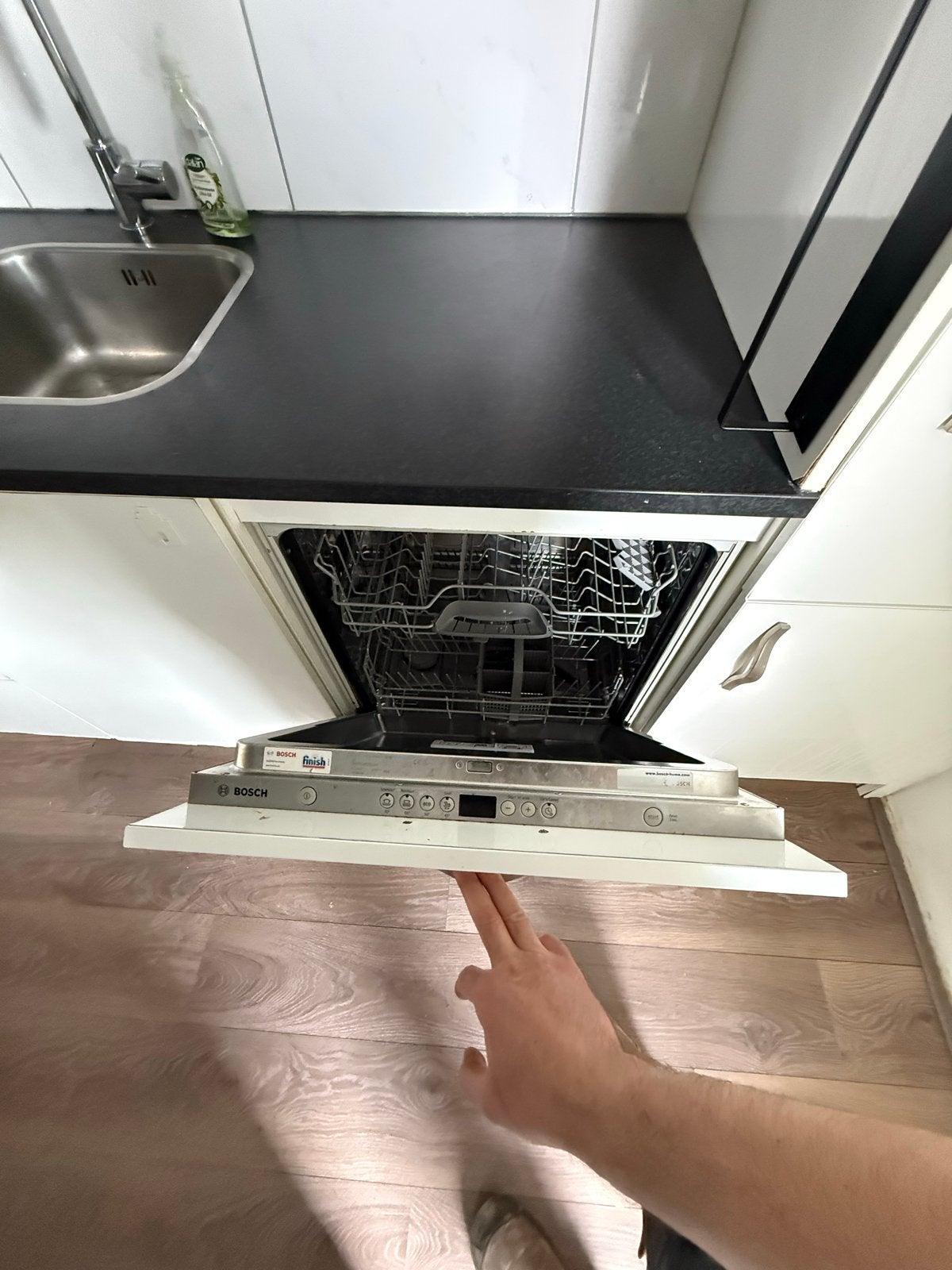 Complete Keuken met Bosch Aparratturen Vaatwasser koelkast, Ophalen, Gebruikt, 60 cm of meer, Inbouw