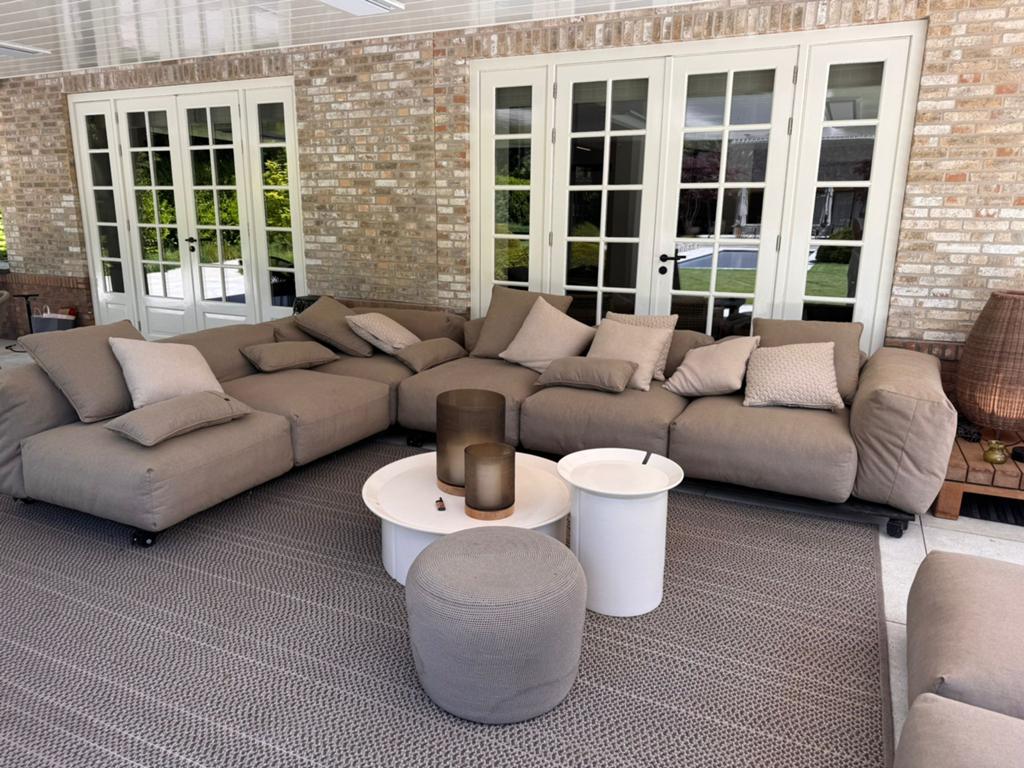 Vetsak modulaire lounge / outdoor bank XXL – compleet, Tuin en Terras, Ophalen, Zo goed als nieuw, Bank