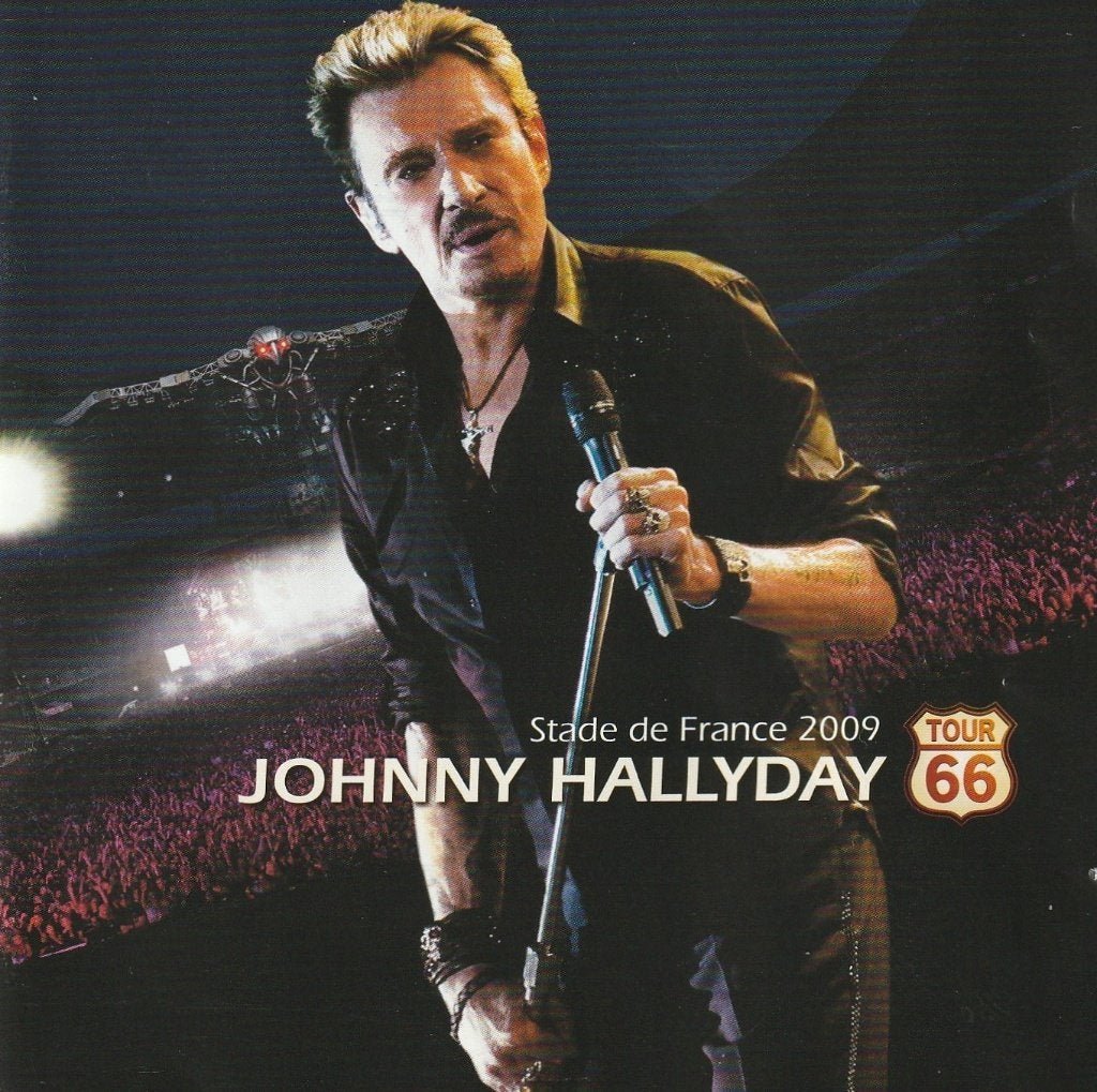 Johnny Hallyday - Tour 66: Stade de France 2009 - 2cd zeer n, Cd's en Dvd's, Ophalen of Verzenden, Zo goed als nieuw, Album
