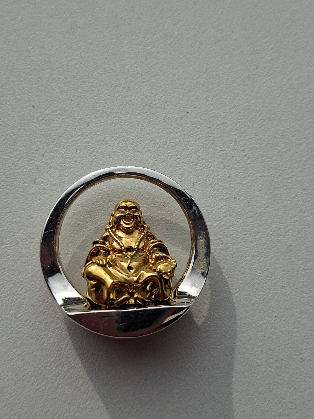Hanger Buddha van het merk Energetix, Ophalen of Verzenden, Zo goed als nieuw, Zilver, Overige materialen