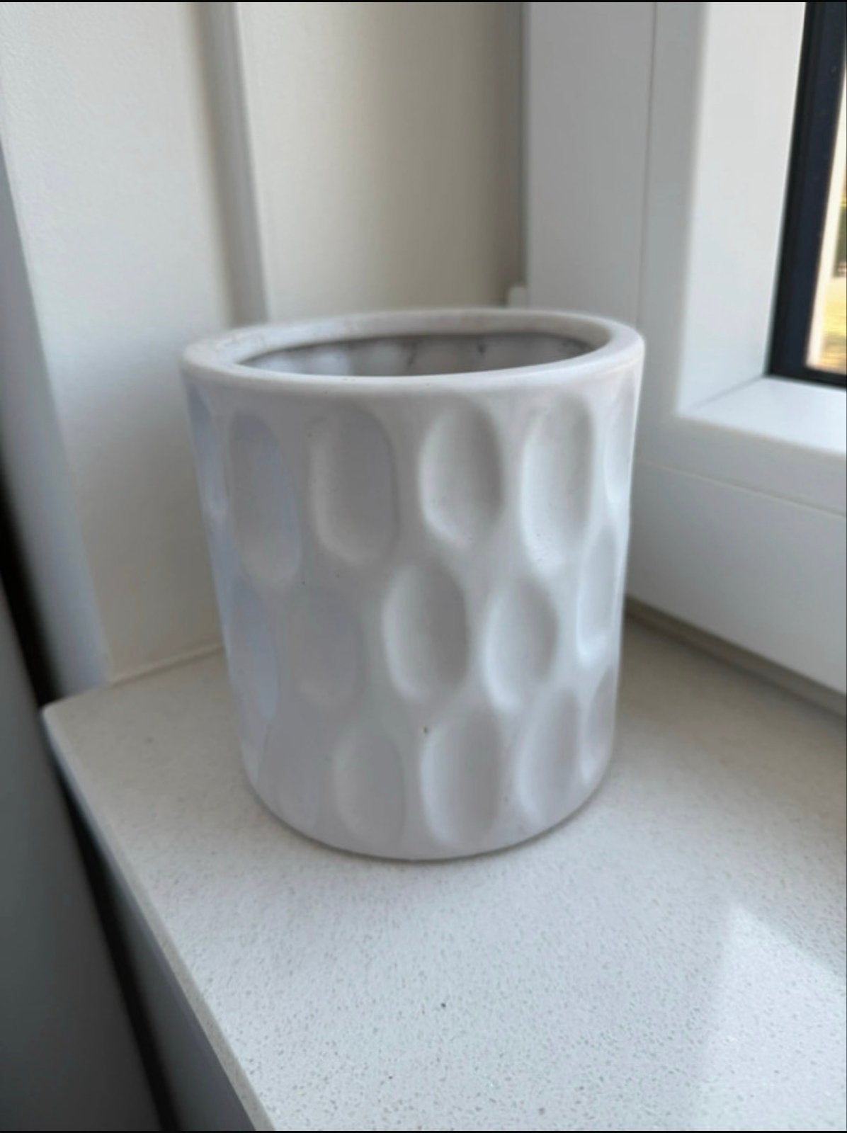 Bloempot Fado wit Intratuin - Ø 11,5 cm, Rond, Binnen, Ophalen of Verzenden, Zo goed als nieuw