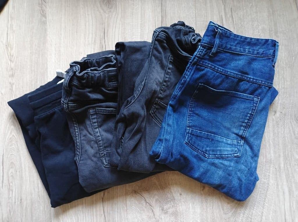 GRATIS: spijkerbroek-skinny jeans-joggingbroek-maat 164, Kinderen en Baby's, Kinderkleding | Maat 164, Ophalen, H&M, Jongen, Broek