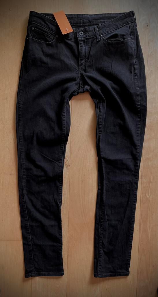Levi’s slim fit / skinny jeans stretch zwart W29 L34, Ophalen of Verzenden, Zo goed als nieuw, Zwart, W28 - W29 (confectie 36)