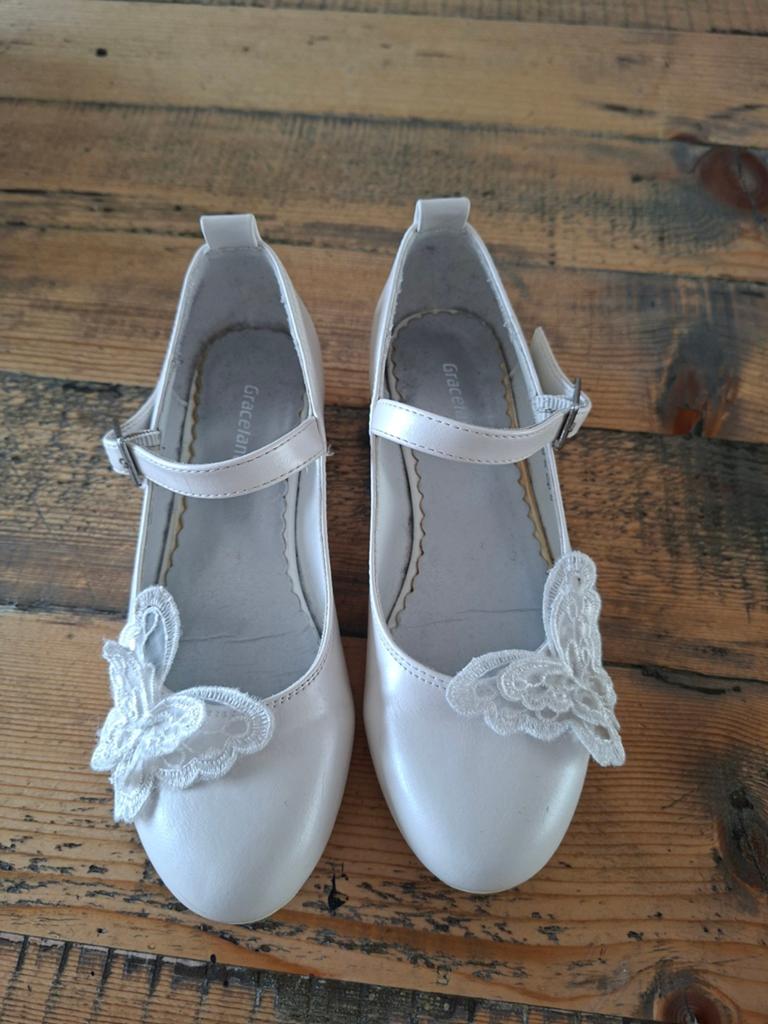 Graceland witte prinsessen schoenen / ballerina's maat 32, Kinderen en Baby's, Kinderkleding | Schoenen en Sokken, Ophalen of Verzenden