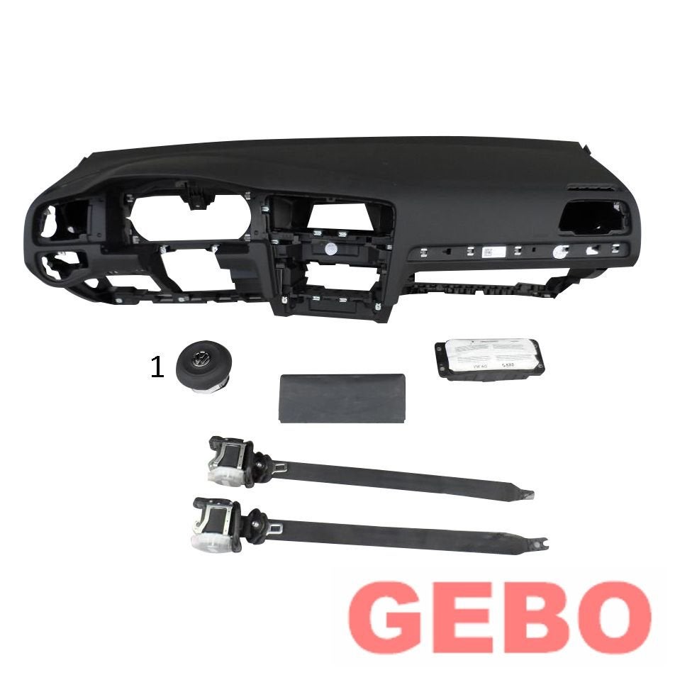 Volkswagen Golf 7 2017 t/m 2020 airbagset dashboard stuur ai, Auto-onderdelen, Gebruikt, -, Volkswagen, -
