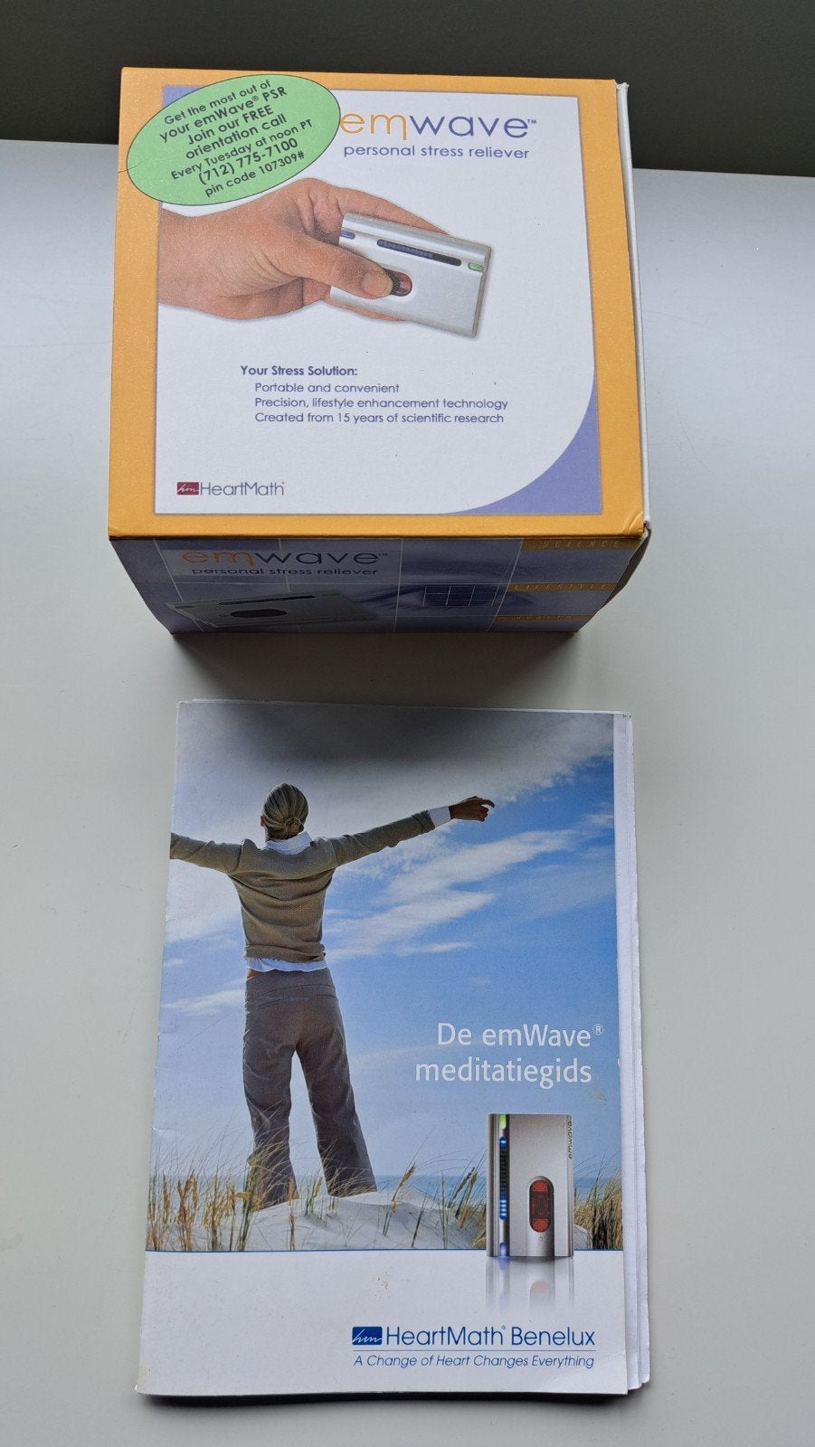 Emwave Personal Stress Reliever  Hearthmath Benelux Zo goed, Ophalen of Verzenden, Zo goed als nieuw, Overige typen