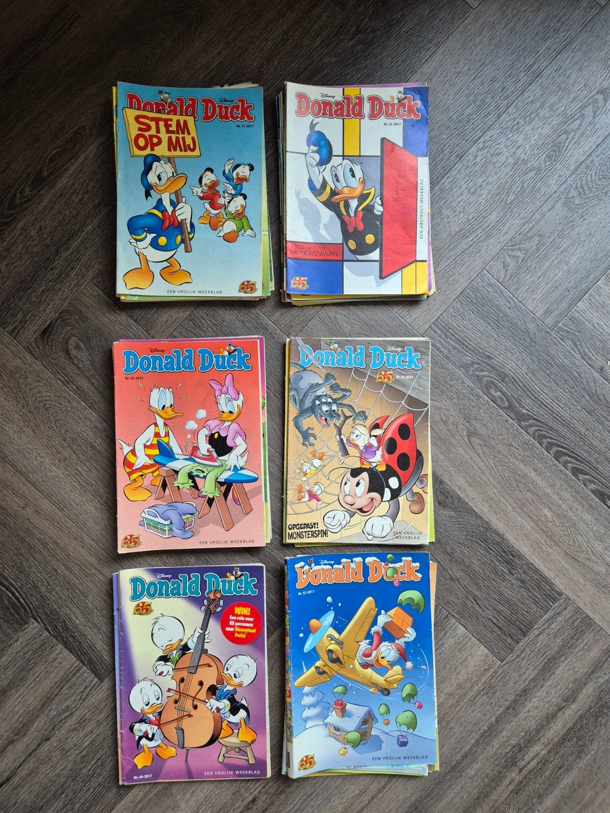 49 Donald Duck weekbladen uit 2017, Boeken, Stripboeken, Meerdere stripboeken, Ophalen, Gelezen