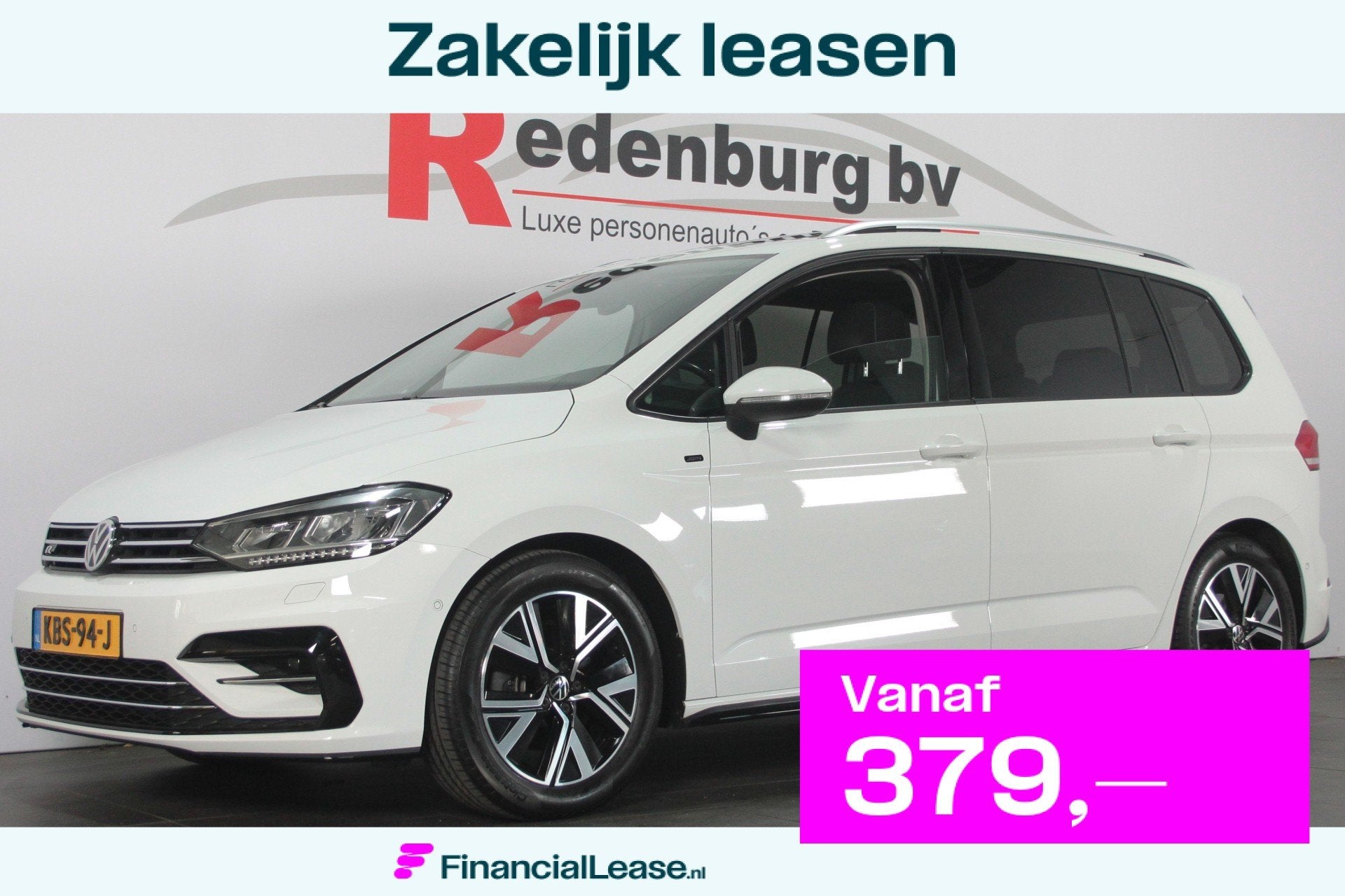 Volkswagen Touran 1.4 TSI R-Line 7p - Automaat - Pano / Navi, Gebruikt, Euro 6, 4 cilinders, 150 pk