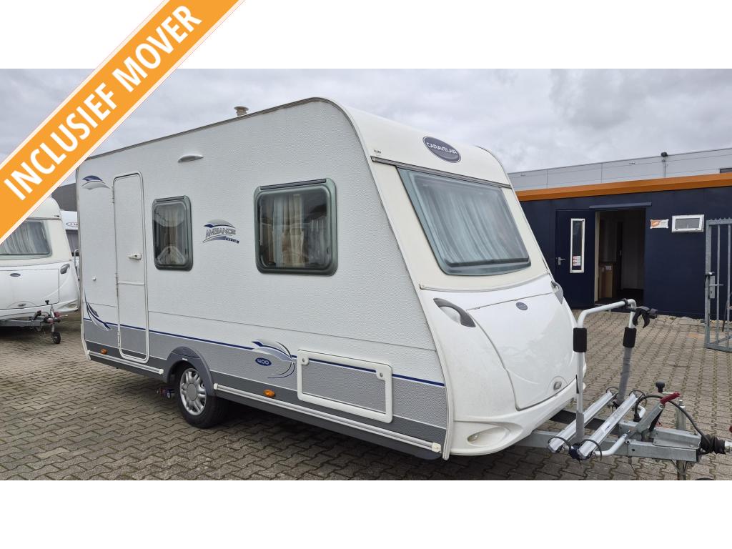 Caravelair Ambiance Style 400 met mover, vastbed, middenzit, Schokbreker, Bedrijf, Treinzit, 750 - 1000 kg