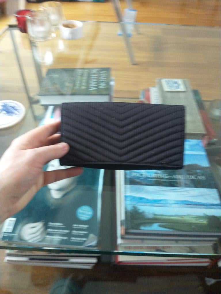 Clutch tas (Neiman Marcus), Sieraden, Tassen en Uiterlijk, Tassen | Damestassen, Ophalen, Zo goed als nieuw, Zwart, Handtas