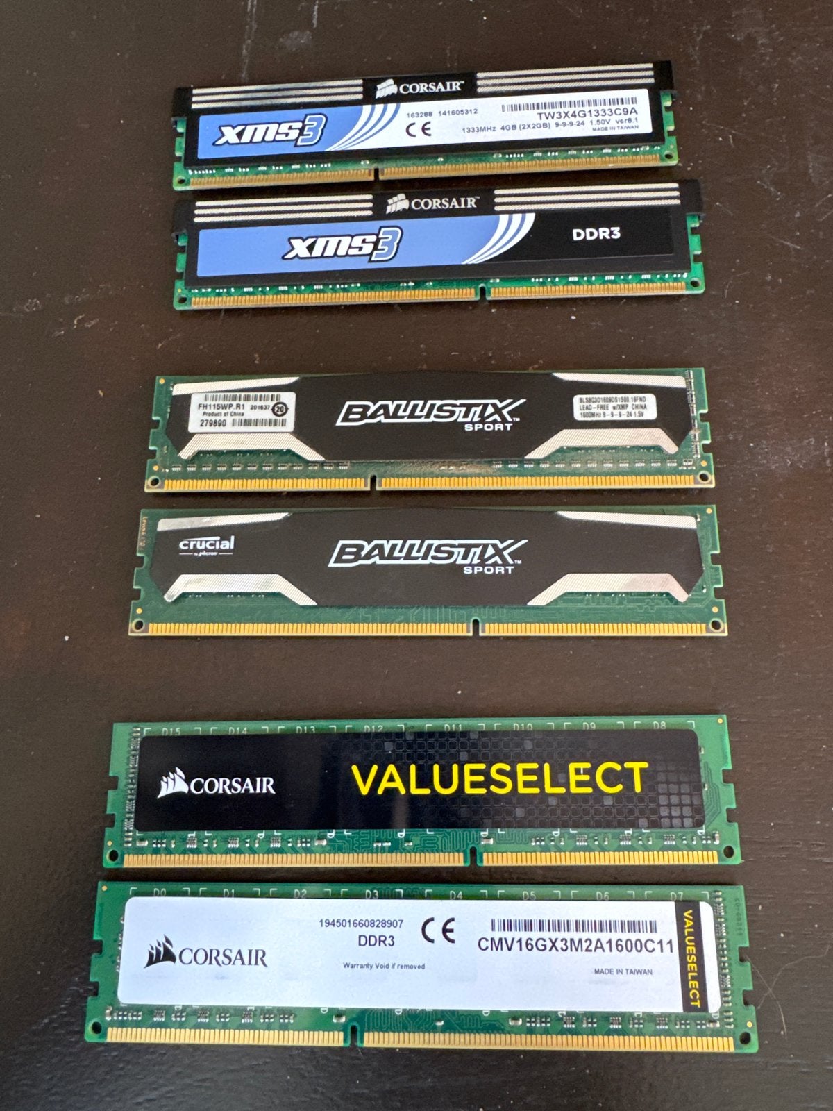 DDR3 RAM Geheugenmodules - Diverse Merken en Groottes, Gebruikt, Server, DDR3, Ophalen of Verzenden