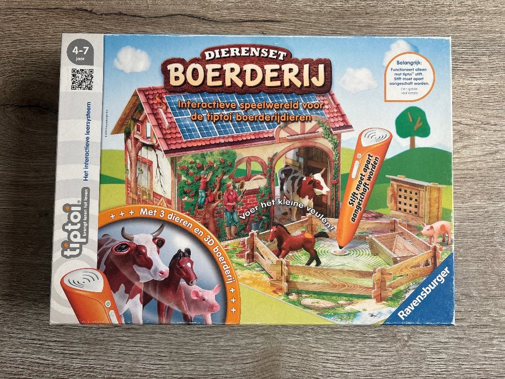 Tiptoi dierenset boerderij met extra dieren, Kinderen en Baby's, Speelgoed | Educatief en Creatief, Ophalen of Verzenden, Zo goed als nieuw