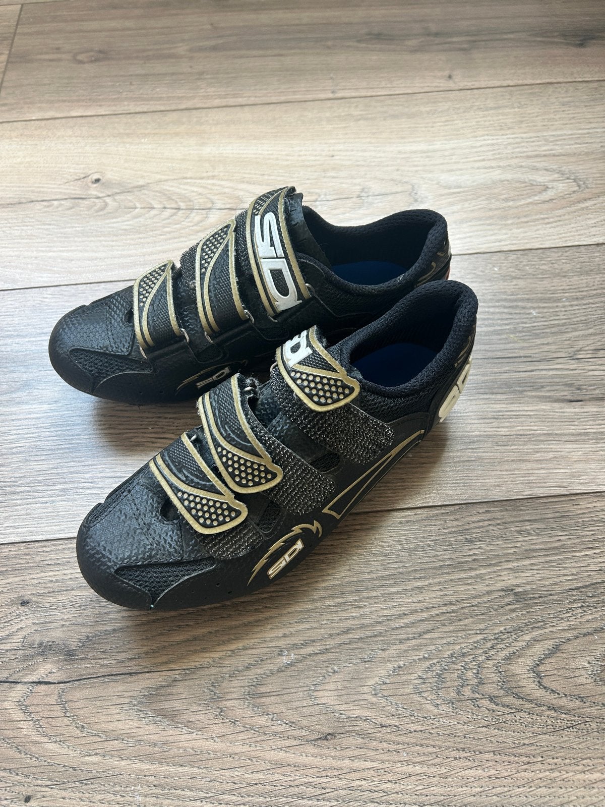 Sidi fietsschoenen maat 39 - Zwart/Goud, Overige merken, Gebruikt, Meer dan 20 versnellingen, Minder dan 49 cm