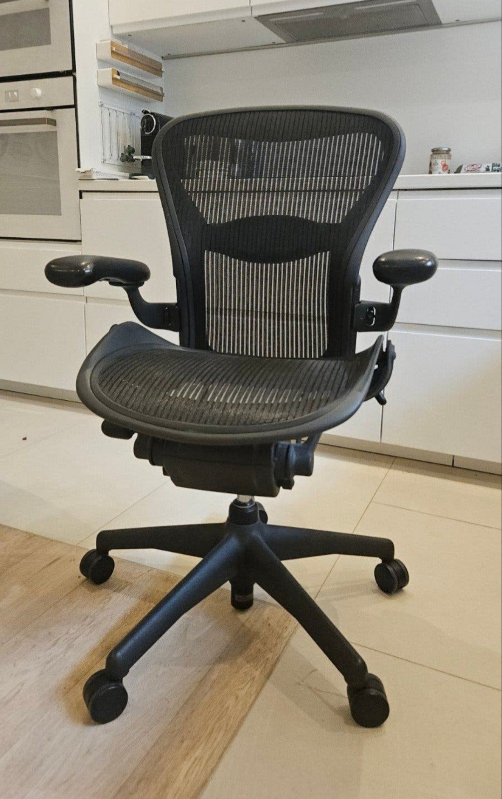 Herman Miller Aeron Bureaustoel - Ergonomisch Zwart