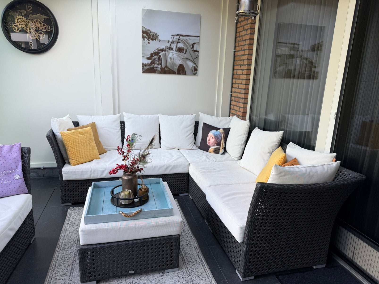 Loungeset, Tuin en Terras, Ophalen, 6 zitplaatsen, Loungeset, Gebruikt