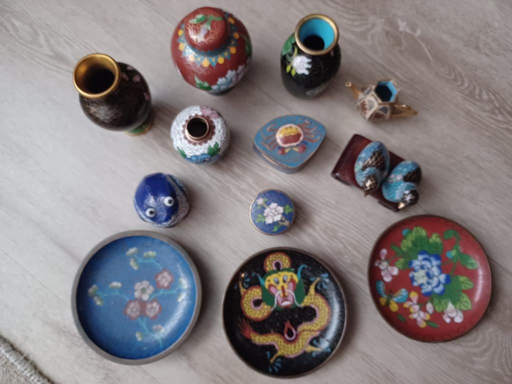 Verzameling Cloisonne Miniaturen, Ophalen of Verzenden