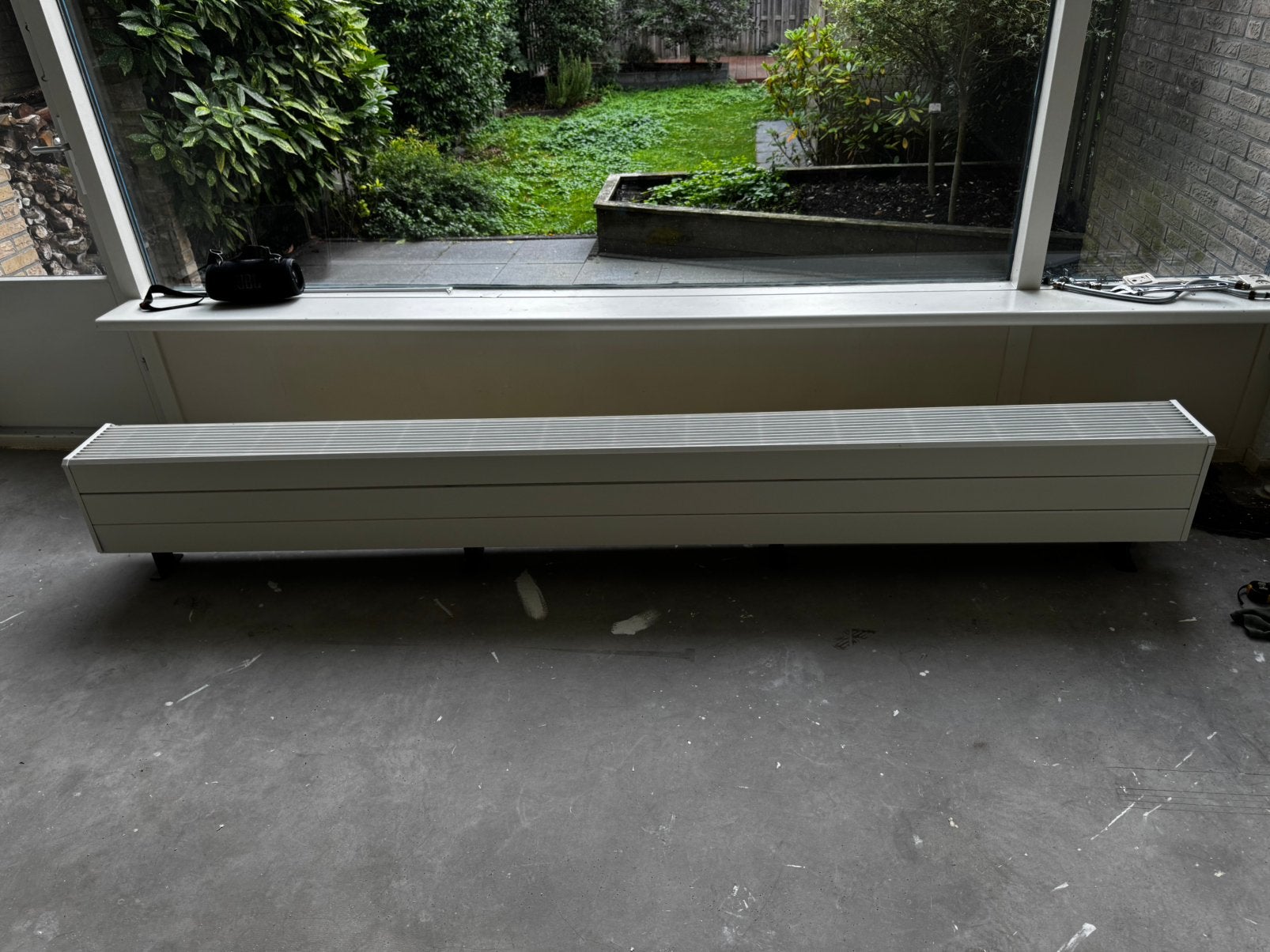 Nette Jaga Vrijstaand — 300  30 cm, Ophalen, Zo goed als nieuw, Knikarmscherm