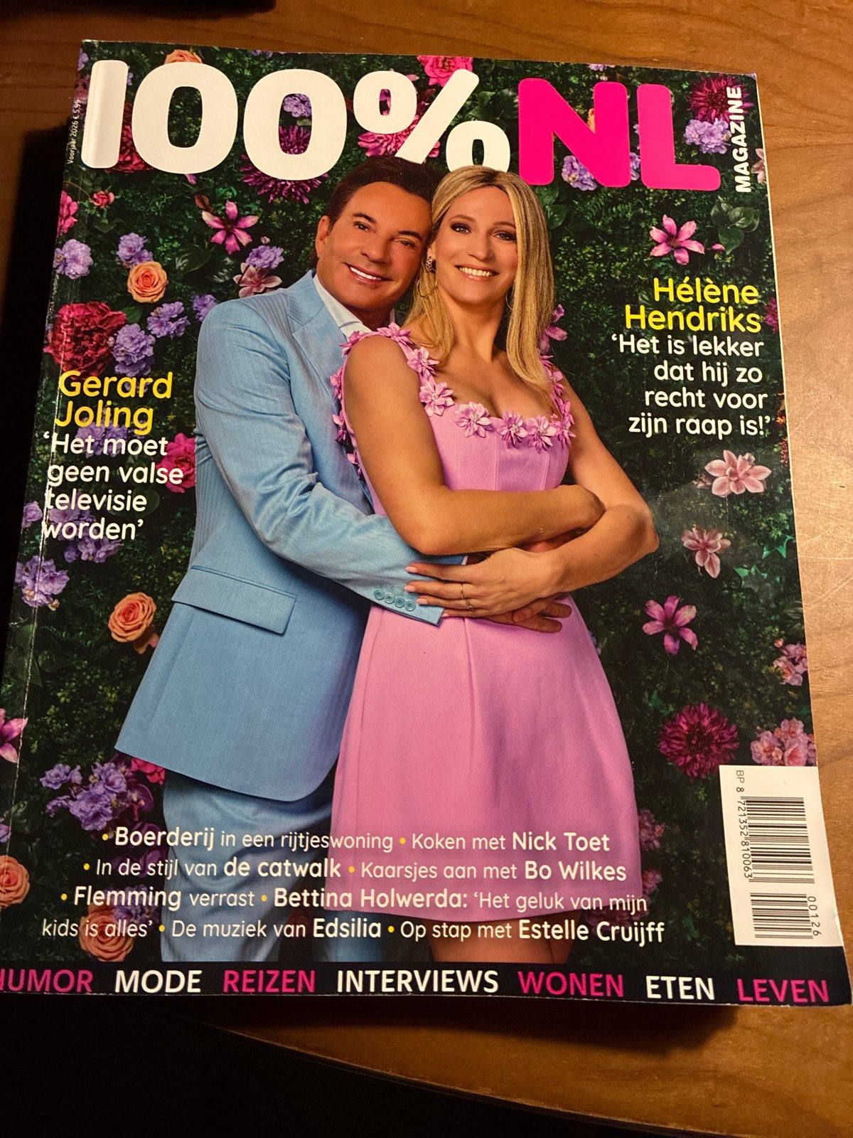 100%NL Magazine met Gerard Joling en Hélène Hendriks, Ophalen of Verzenden, Gelezen, Overige typen