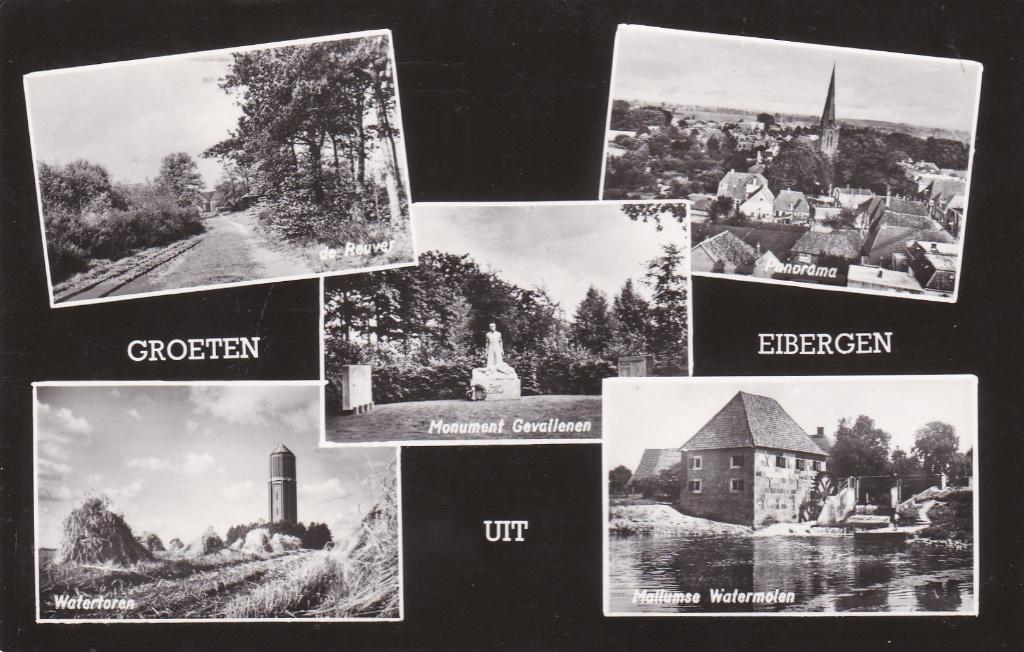 18356 Groeten uit Eibergen Achterhoek Neede Borculo 1973, Verzenden, 1960 tot 1980, Gelopen, Gelderland