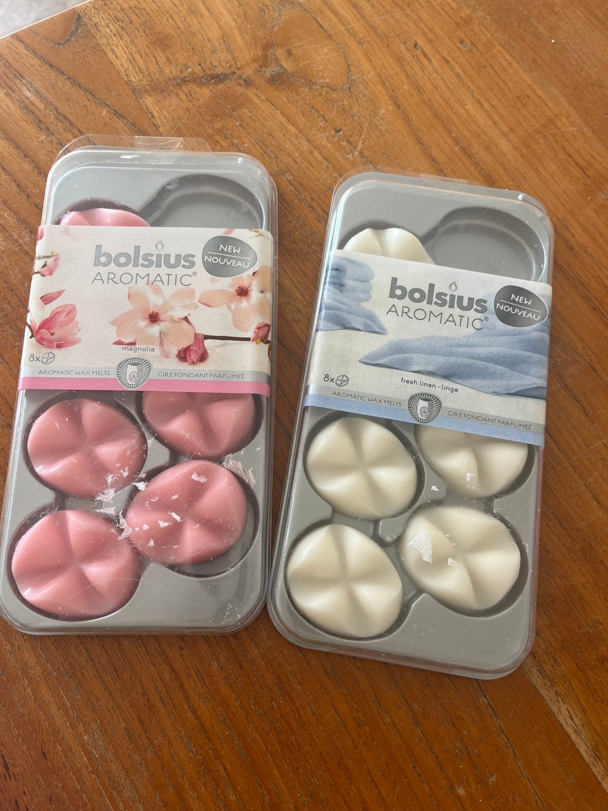Bolsius Aromatic Wax Melts - Magnolia & Fresh Linen, Meerkleurig, Overige materialen, Nieuw, Ophalen of Verzenden