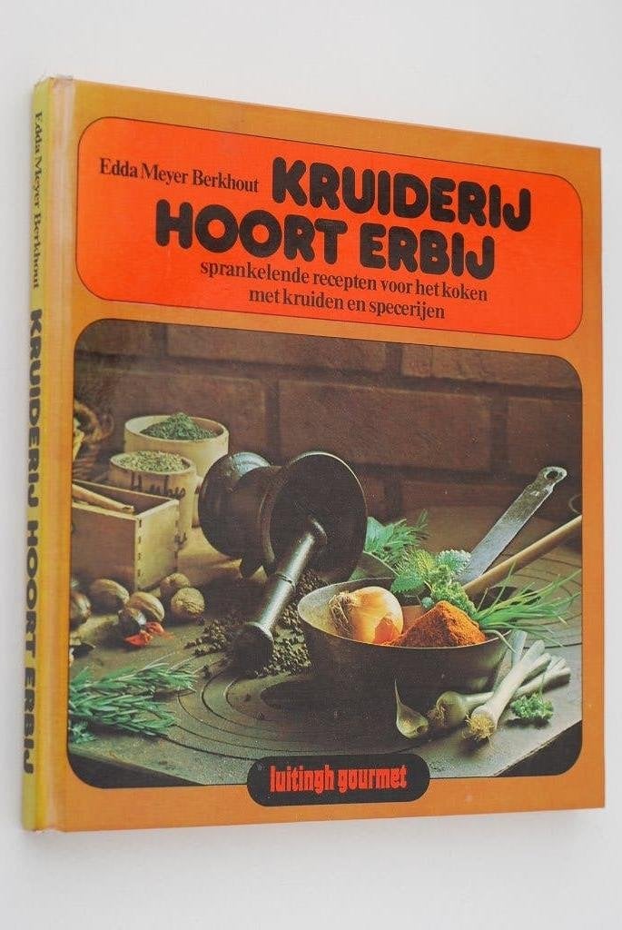 Kruiderij hoort erbij - Kookboek Luitingh Gourmet jaren 70, Boeken, Verzenden, Zo goed als nieuw, Edda Meyer Berkhout, Nederland en België