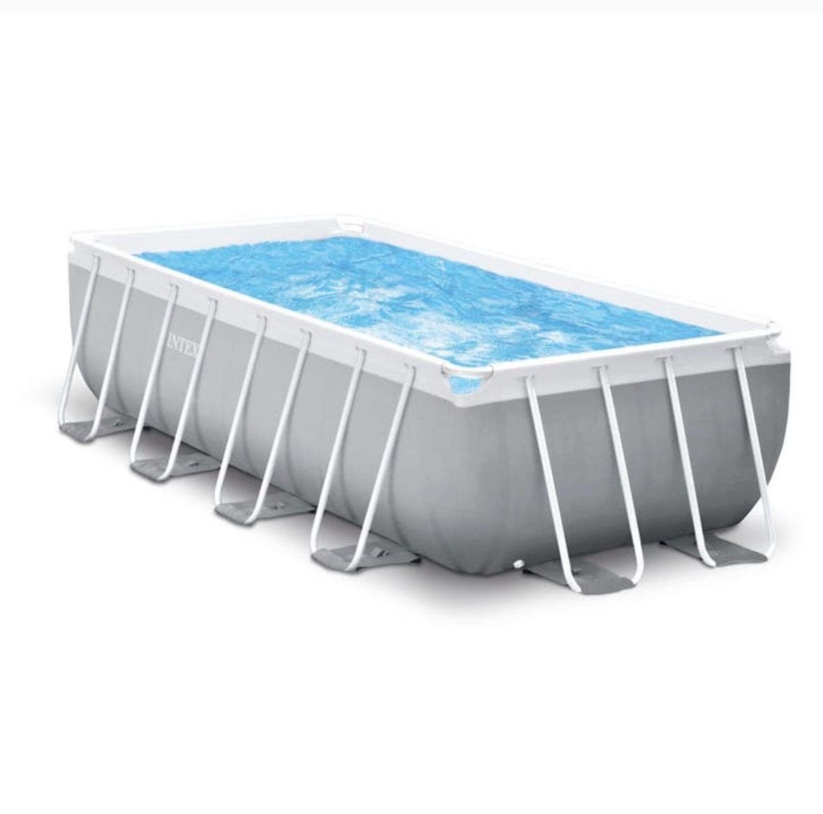 Ruim zwembad 4x2x1m met trap, afdekzeil en pomp, Ophalen, Gebruikt, 200 tot 300 cm, 80 tot 120 cm