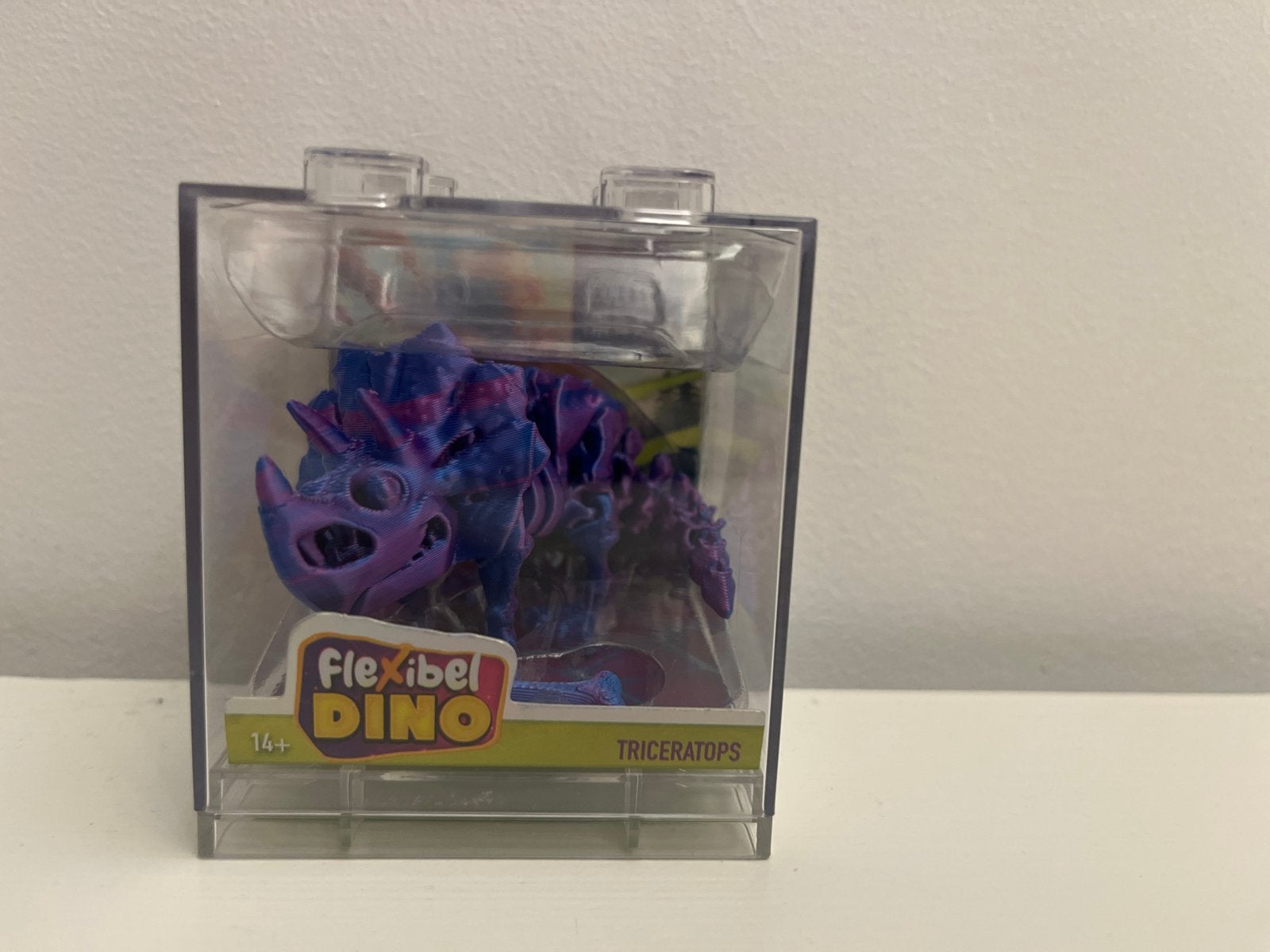Flexibel Dino Triceratops - Verzamelobject, Ophalen of Verzenden, Nieuw