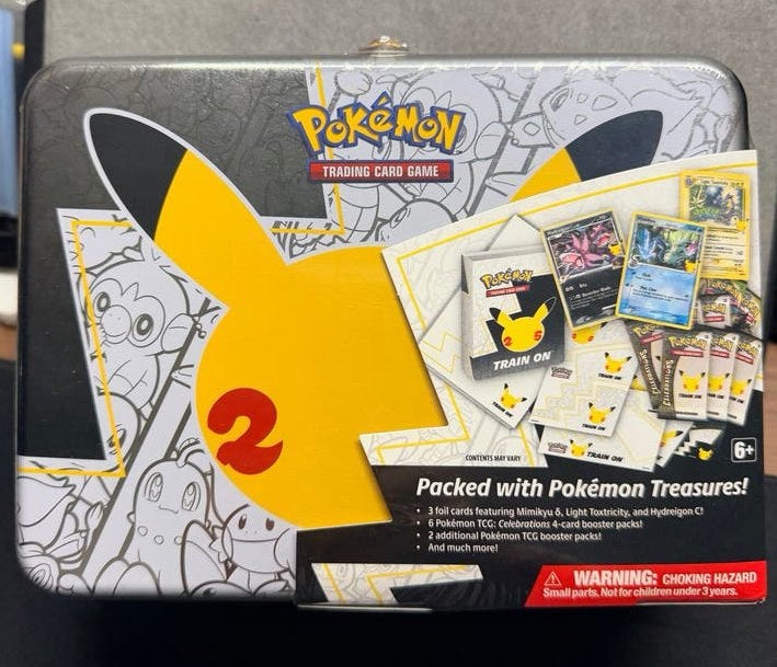 Pokemon 25th Celebrations Treasury Chest Sealed Engels, Ophalen of Verzenden, Nieuw, Overige typen
