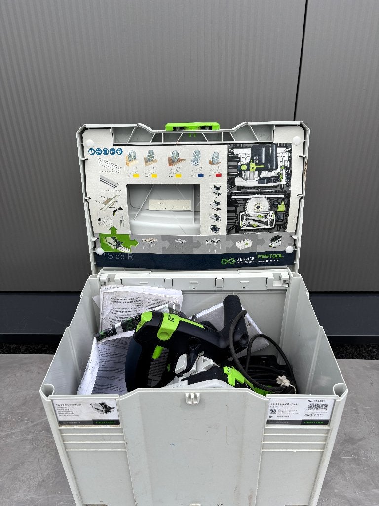 Festool invalzaag TS 55 REBQ-Plus incl systainer, 70 mm of meer, Customerservice-nl@festool.com, Ophalen of Verzenden, 1200 watt of meer