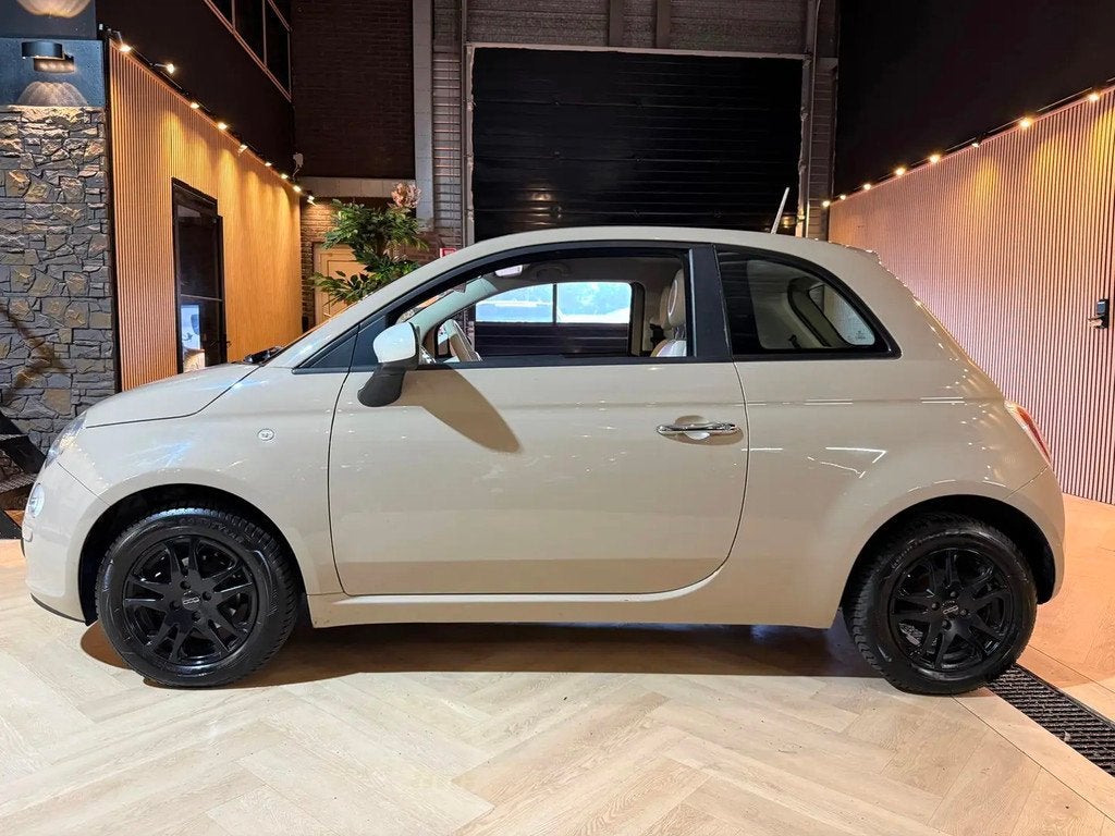 Fiat 500 1.2 Cappuccino | Carplay | Uniek € 6.950,00, Gebruikt, 1242 cc, 4 cilinders, 840 kg