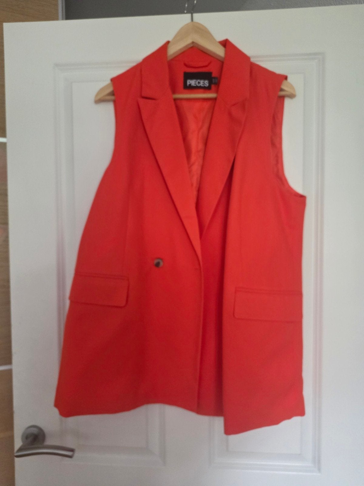 Nieuw Pieces lange blazer gilet in maat XL, Maat 46/48 (XL) of groter, Nieuw, Oranje, Ophalen of Verzenden