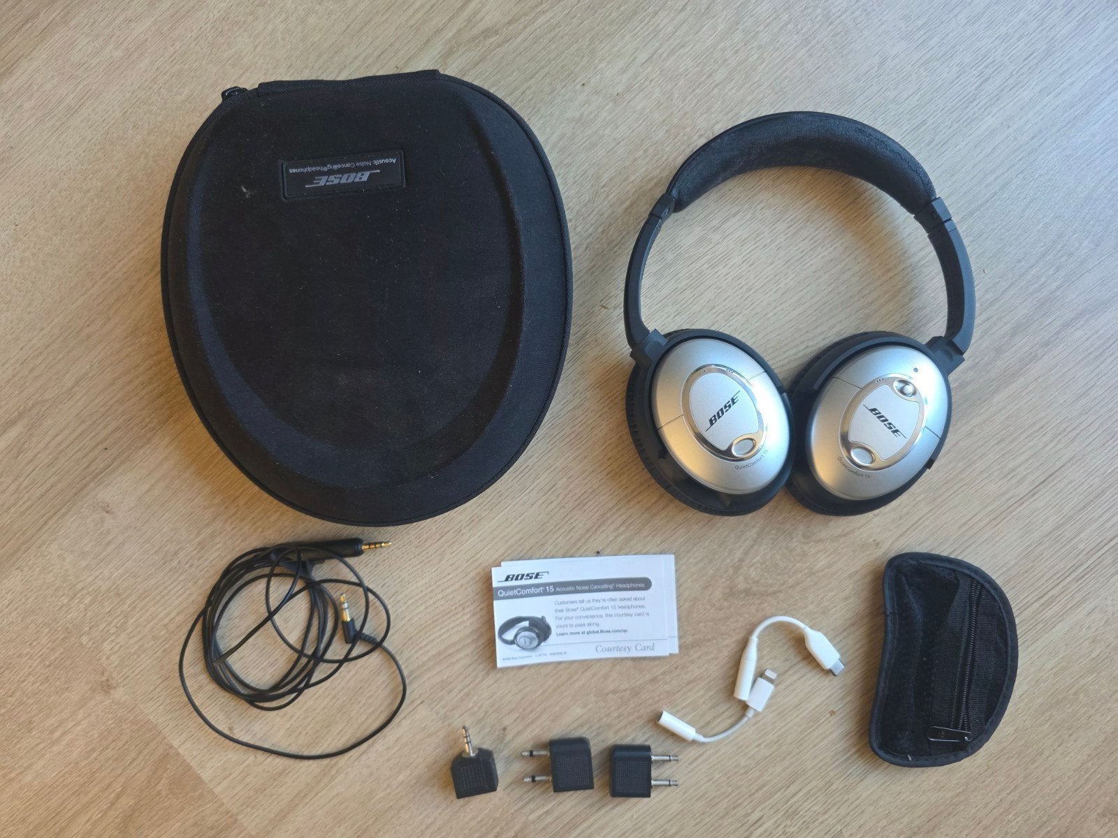 Bose QuietComfort 15 Noise Cancelling Koptelefoon, Audio, Tv en Foto, Ophalen of Verzenden, Zo goed als nieuw, Bose, Over-ear