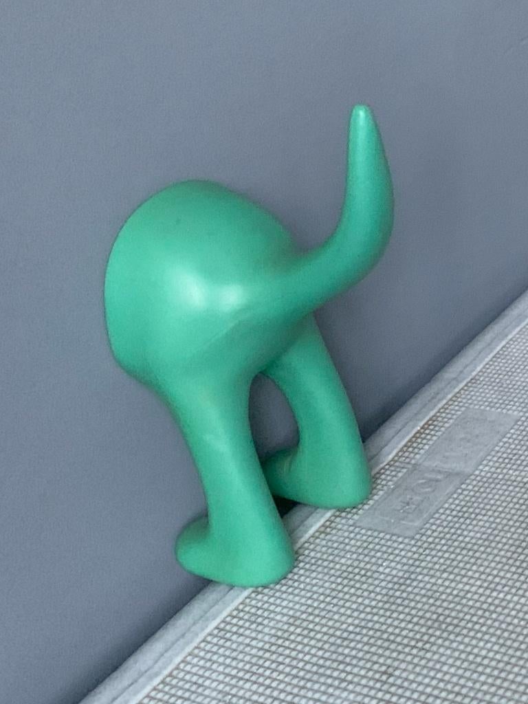 Turquoise Sleutelhaak Wandhaak Hondenstaart Hook Ikea Dog, Kunststof, Wandhaken, Ophalen of Verzenden, Zo goed als nieuw