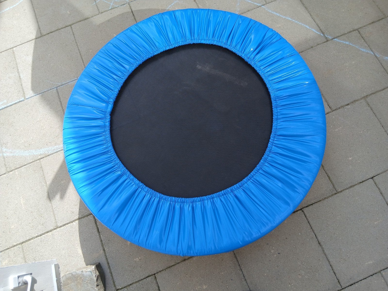 Mini trampoline voor kinderen - blauw, Ophalen, Gebruikt