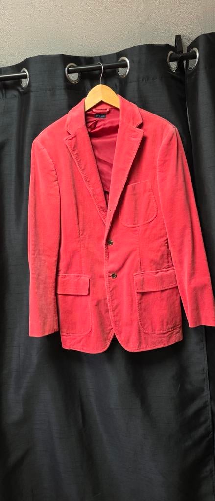 Polo Ralph Lauren Corduroy Colbert Maat M Rood, Maat 48/50 (M), Ophalen of Verzenden, Rood, Polo Ralph Lauren