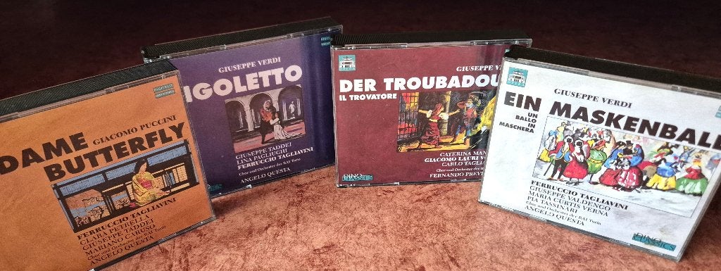 4 opera CD boxen - Verdi & Puccini - Ook los te koop, Cd's en Dvd's, Cd's | Klassiek, Boxset, Verdi, Opera of Operette, Ophalen of Verzenden