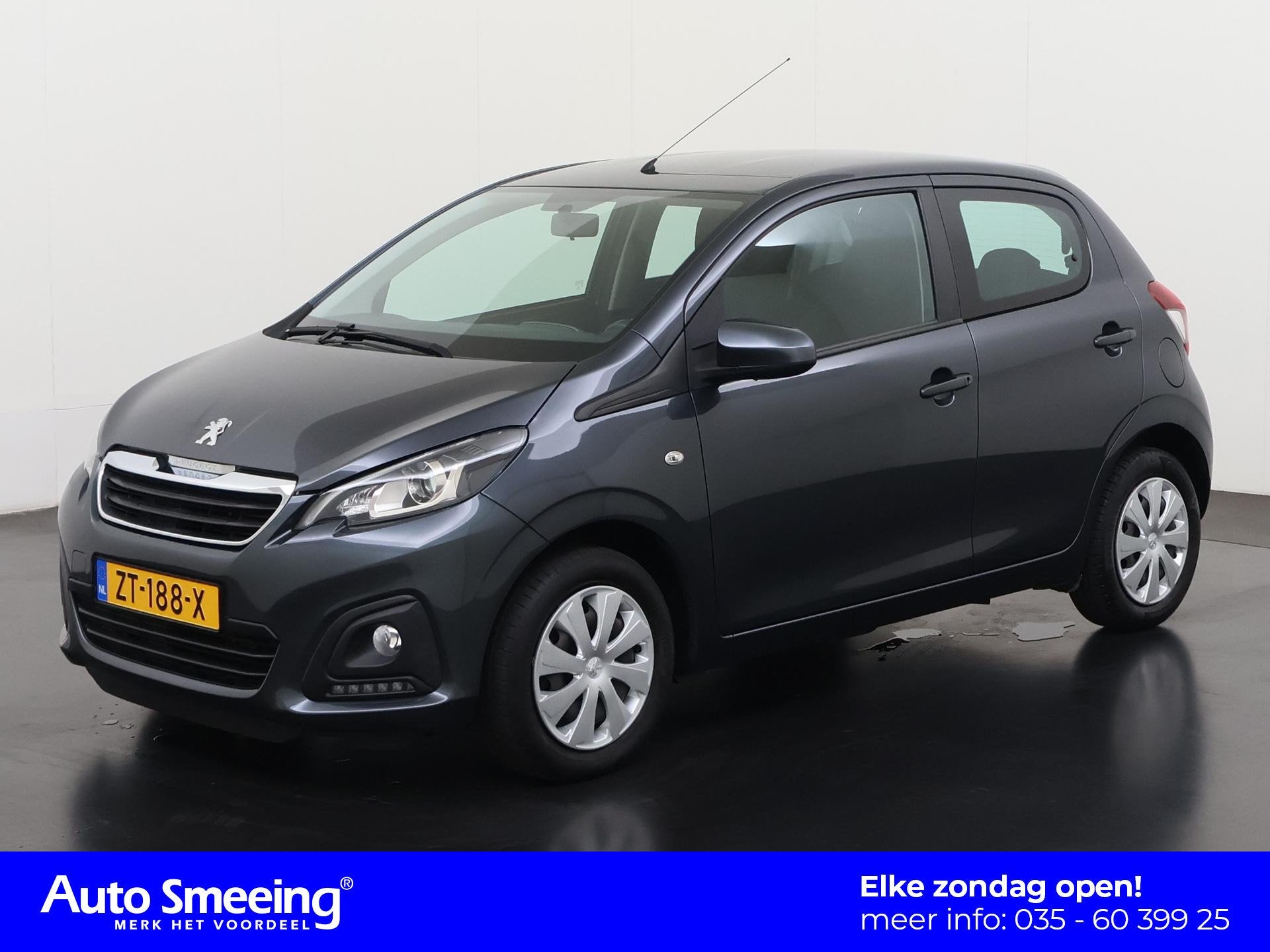 Peugeot 108 1.0 e-VTi Active | Airco | 12 mnd Garantie, Voorwielaandrijving, 12 maanden, Stof, Gebruikt