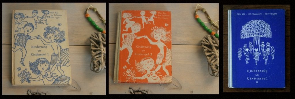 Vintage boekjes met kinderliedjes: Kinderzang en kinderspel, Ophalen of Verzenden, Gelezen, Fictie algemeen