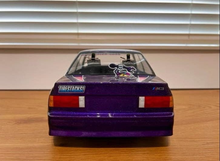 Kappenset Tamiya BMW M3 HPI inclusief BBS velgen set, Gebruikt, Auto, Groter dan 1:32, Ophalen of Verzenden