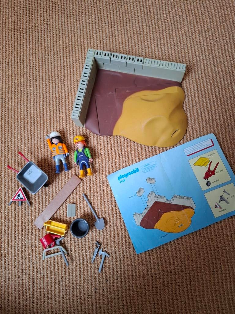 Playmobil Bouwplaats Set met Figuren en Accessoires, Kinderen en Baby's, Speelgoed | Playmobil, Ophalen of Verzenden, Gebruikt