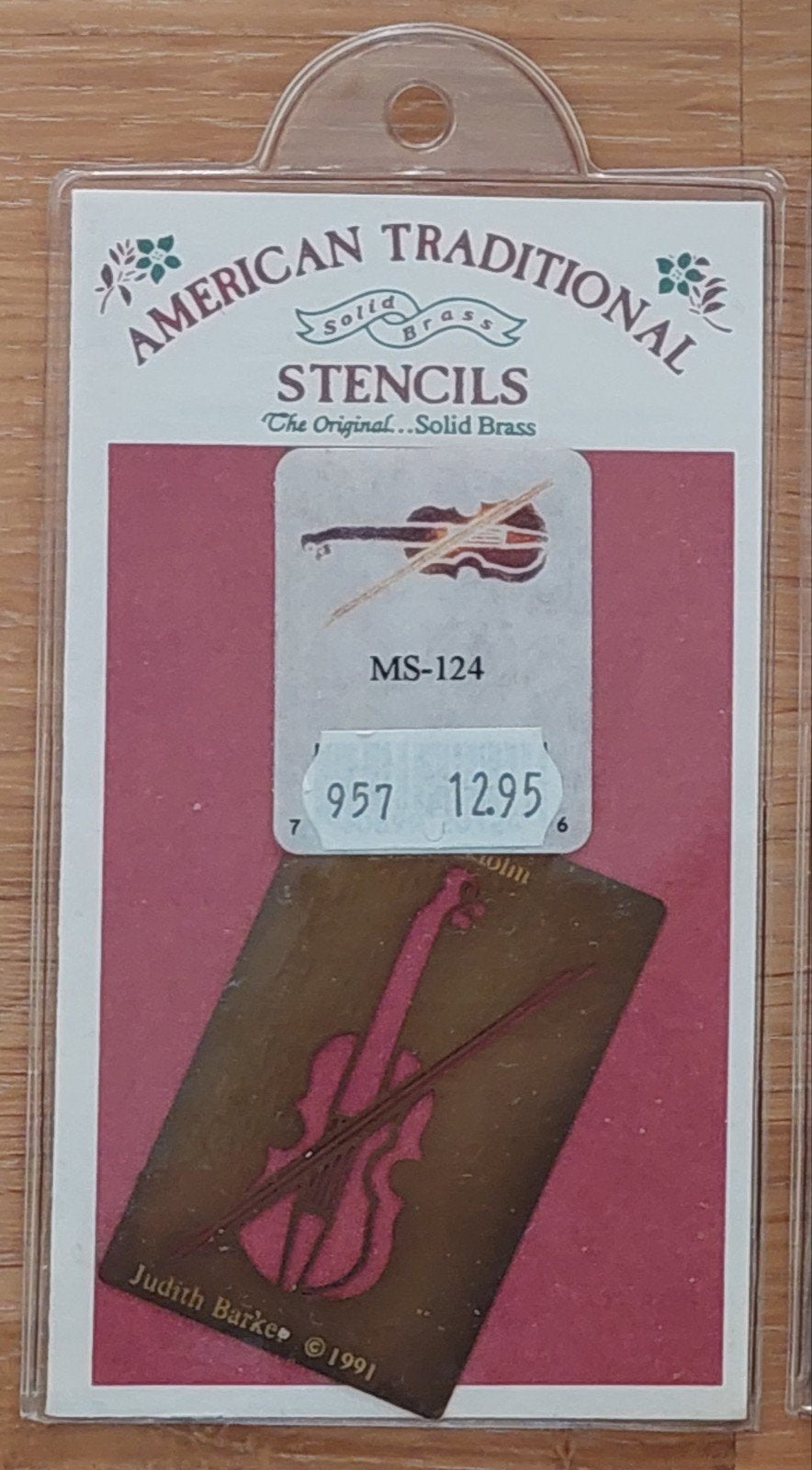 American Traditional stencil - Viool, Ophalen of Verzenden, Nieuw, Overige thema's, Pons of Mal