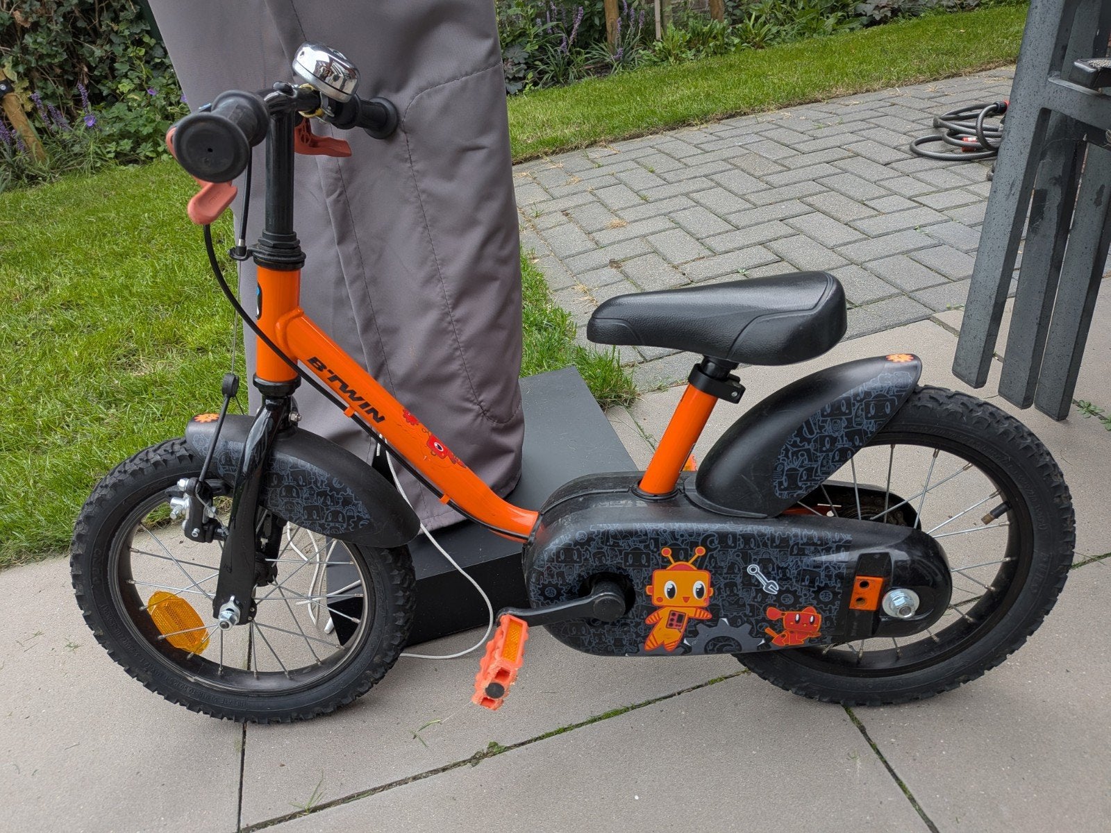 B'Twin 500 Robot kinderfiets 14 inch, Ophalen