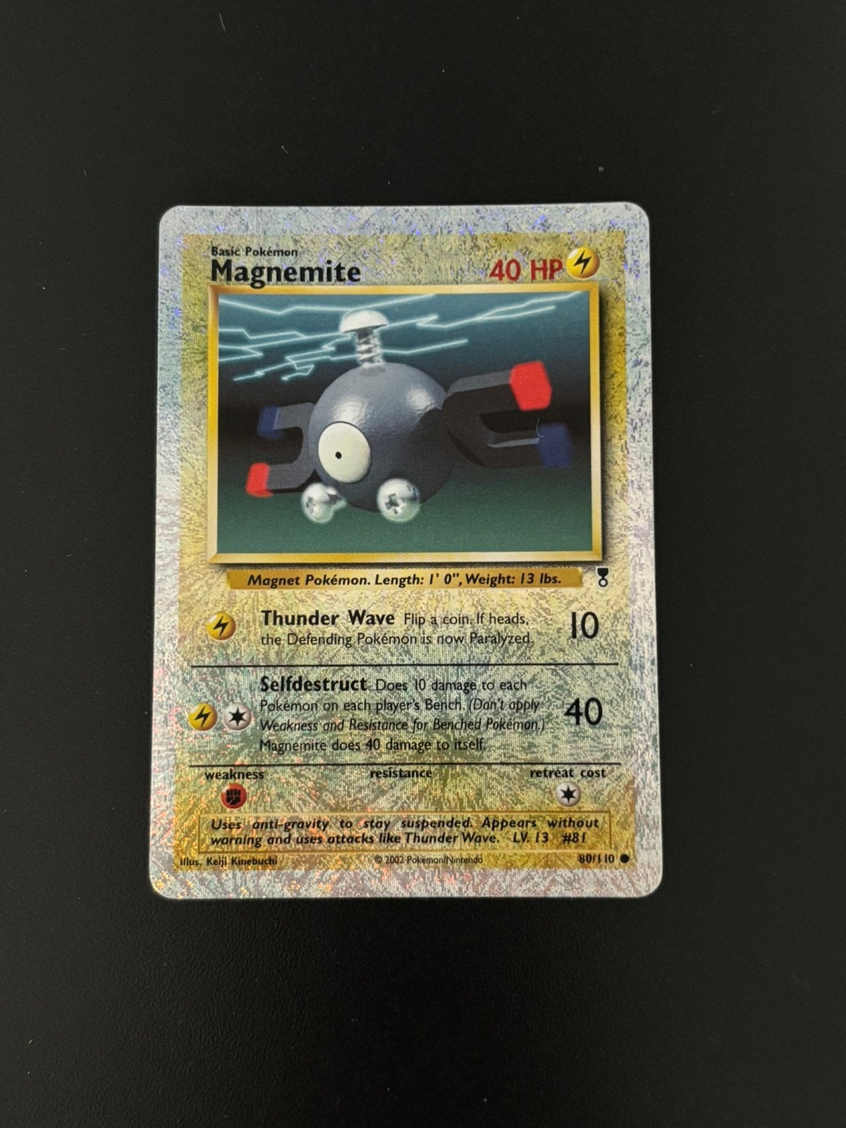 Magnemite 80/110 legendary collection reverse holo, Ophalen of Verzenden, Zo goed als nieuw