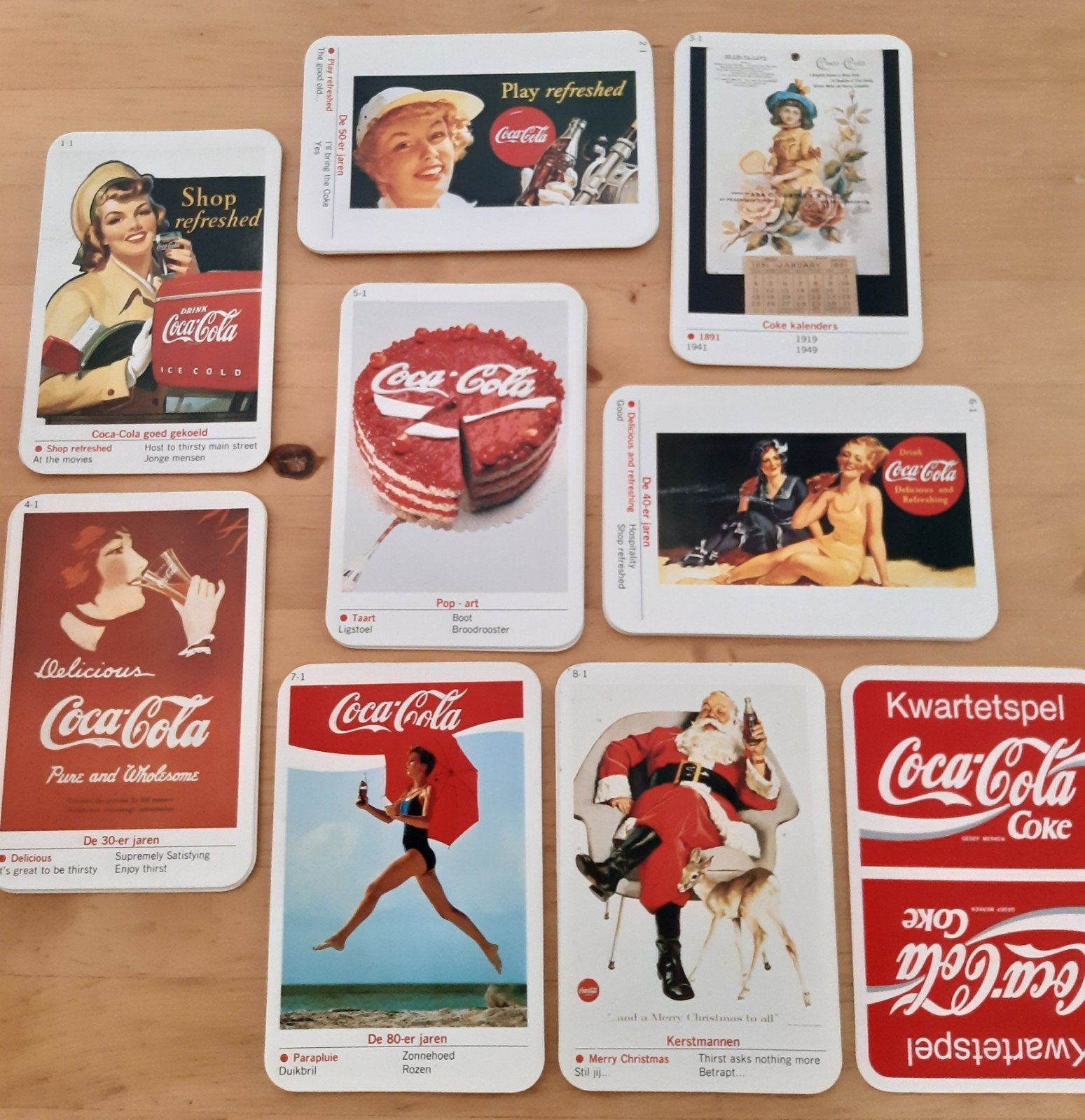 Coca Cola kwartetspel, Verzamelen, Overige Verzamelen, Ophalen of Verzenden